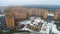 В центре ЖК находится уже действующий детский сад. Аэрофотосъемка от 18.03.2019