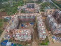 ЖК «Видный город». Ход строительства корпусов 6.1, 6.2, 9.1, 9.2. Аэрофотосъемка. Фото от 24.09.2016 г.