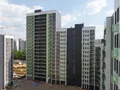 ЖК «Город». Корпус 1, завершены монтажные и фасадные работы. Аэрофотосъемка от 13.05.2018 г.
