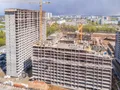 ЖК «Летний сад». Ход строительства. Корпуса 4А, 4Б. Аэрофотосъемка. Фото от 12.05.2017 г.