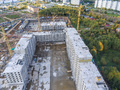 ЖК «Лучи». Корпус 6. Ход строительства. Аэрофотосъемка. Фото от 01.10.2016 г.