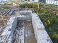 ЖК «Лучи». Корпус 6. Ход строительства. Аэрофотосъемка. Фото от 01.10.2016 г.