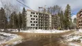 Ход строительства. Отделка фасада. Фото 3.03.2021 г.