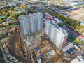 ЖК «Кварталы 21/19». Корпуса 2, 3. Ход строительства. Аэрофотосъемка. Фото от 01.10.2016 г.