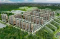 Вид сверху на жилой комплекс.