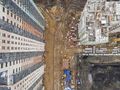 ЖК «Мир Митино». Благоустройство территории. Аэрофотосъемка. Фото от 18.11.2017 г.