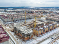 Мкр. Восточный (Истра). Строительство нового корпуса. Аэрофотосъемка от 13.03.2016 г.