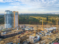 Аэрофотосъемка. Ход строительства ЖК «Крылатский». Фото от 22.10.2015 г.