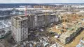 Корпуса формируют закрытый двор. Аэрофотосъемка от 23.03.2019.