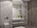 Пример отделки ванной комнаты.