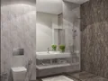 Пример отделки ванной комнаты.