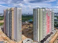 ЖК «Лобачевский». Корпуса 1, 2. Аэрофотосъемка. Фото от 14.06.2016 г.