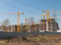 Ход строительства ЖК. Вид со стороны Коммунального проезда. Фото от 06.05.2015 г.