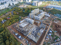 ЖК «Лучи». Корпуса 5, 6. Ход строительства. Аэрофотосъемка. Фото от 01.10.2016 г.