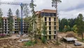 Вид корпуса. Ход строительства. Аэрофотосъемка 24.09.2021 г.