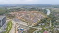 Продолжается строительство новых корпусов. Аэрофотосъёмка от 2.10.18 г.