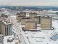 ЖК «Татьянин Парк». Корпуса 1, 2, 3, 4, 5, 6, 7. Ход строительства. Аэрофотосъемка. Фото от 04.01.2017 г.