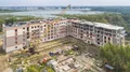 Мкр. «Новое Бисерово 2». Ход строительства корпуса 10. Аэрофотосъемка. Фото от 11.09.2018 г.