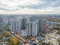 Аэрофотосъемка. Ход строительства ЖК «Лобачевский». Фото от 22.10.2015 г.