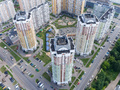 ЖК «Град Московский». Корпуса 4, 5, 6. Аэрофотосъемка. Фото от 20.06.2016 г.
