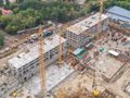 Ход строительства. Корпуса 1, 2. Аэрофотосъёмка от 8.09.2017 г.