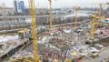 Стадия строительства новостройки. Аэрофотосъемка от 04.03.2020 г.