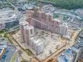Мкр. «Новокосино-2». Общий вид на строительную площадку. Аэрофотосъемка от 26.09.2017 г.