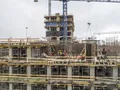 ЖК «life-Кутузовский». Ведение монтажных работ. Аэрофотосъемка от 28.03.2018 г.