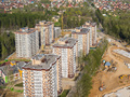 ЖК «Мелодия леса». Корпуса 1, 2, 3, 4, 5, 6. Аэрофотосъемка. Фото от  03.05.2016 г.
