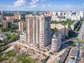 ЖК «Планерный». Ход строительства. Окрестности. Аэрофотосъемка. Фото от 30.05.2016 г.