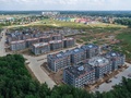ЖК «Митино-Дальнее». Ход строительства новых корпусов. Аэрофотосъемка. Фото от 07.08.2016 г.