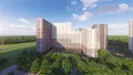 Высота зданий в новом городе- парке составляет 17-25 этажей.