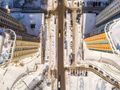 ЖК «Золотые Ворота».Вид на улицу Ленина сверху. Аэрофотосъемка от 14.02.2018