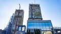 Офис продаж рядом со стройкой. Ход строительства. Фото от 08.06.2026 г.
