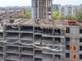 ЖК «Свой» («На улице Гродненская»). Ход строительства, корпус 2. Корпус 1 на заднем плане. Аэрофотосъемка от 02.05.2018г.