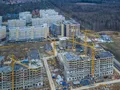 Жилой район «Испанские кварталы». Строительство корпусов 1.1, 1.2, 1.3, 1.4. Аэрофотосъемка. Фото от 19.04.2016 г.