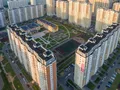 ЖК «Центр-2». Школа. Корпуса 103, 105, 106, 107, 108, 109, 110, 111. Аэрофотосъемка. Фото от 11.08.2016 г.