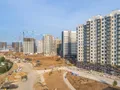 Ход строительства. Ведется устройство внутренних дорог. Аэрофотосъемка от 21.09.2017 г.