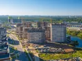 ЖК «Татьянин Парк». Ход строительства корпусов 1, 2, 3, 4, 5, 6, 7. Аэрофотосъемка. Фото от 27.08.2016 г.