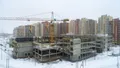 Жилой квартал «Пригород Лесное». Строящийся корпус. Фото от 11.02.2019 г.