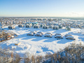 Первая очередь строительства. Окрестности. Аэрофотосъемка. Фото от 20.12.2016 г.