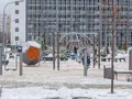 ЖК «Ривер Парк» в Нагатинском Затоне. Благоустройство прилегающих территорий. Фото от 12.01.2018 г.