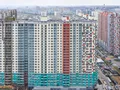 ЖК«LIFE-Митинская ECOPARK». Фасад корпуса 1. Аэрофотосъемка от 25.04.2016 г.