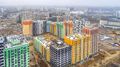 ЖК «Лучи». Ход строительства. Общий вид стройки. Аэрофотосъемка от 26.11.17 г.