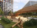 Благоустройство территории корпуса 1 седьмой фазы строительства.