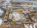 Ход строительства ЖК «Лучи». Аэрофотосъемка. Фото от 17.03.2016 г.