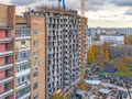 ЖК «Геометрия». Ведется монтаж верхних этажей. Аэрофотосъемка от 20.10.2017 г.