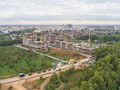 Общий вид территории застройки. Аэрофотосъемка от 21.09.2017 года.