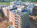 ЖК «Малина» (ЖК «ЭкоПарк Нахабино»). Ход строительства. Корпус 2.4. Аэрофотосъемка. Фото от 24.07.2017 г.