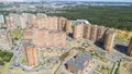 ЖК строился в несколько очередей. Аэрофотосъемка от 13.06.2019.